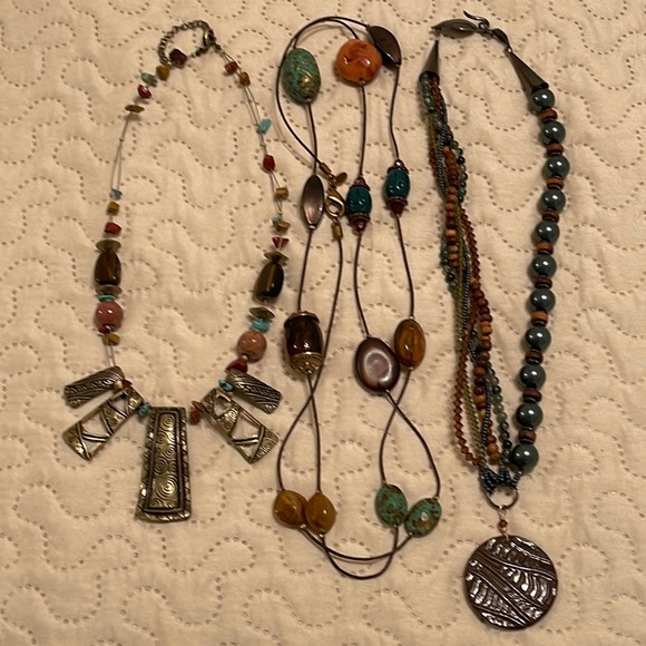 Set of Three Necklaces including one from Chico’s - Picture 1 of 15